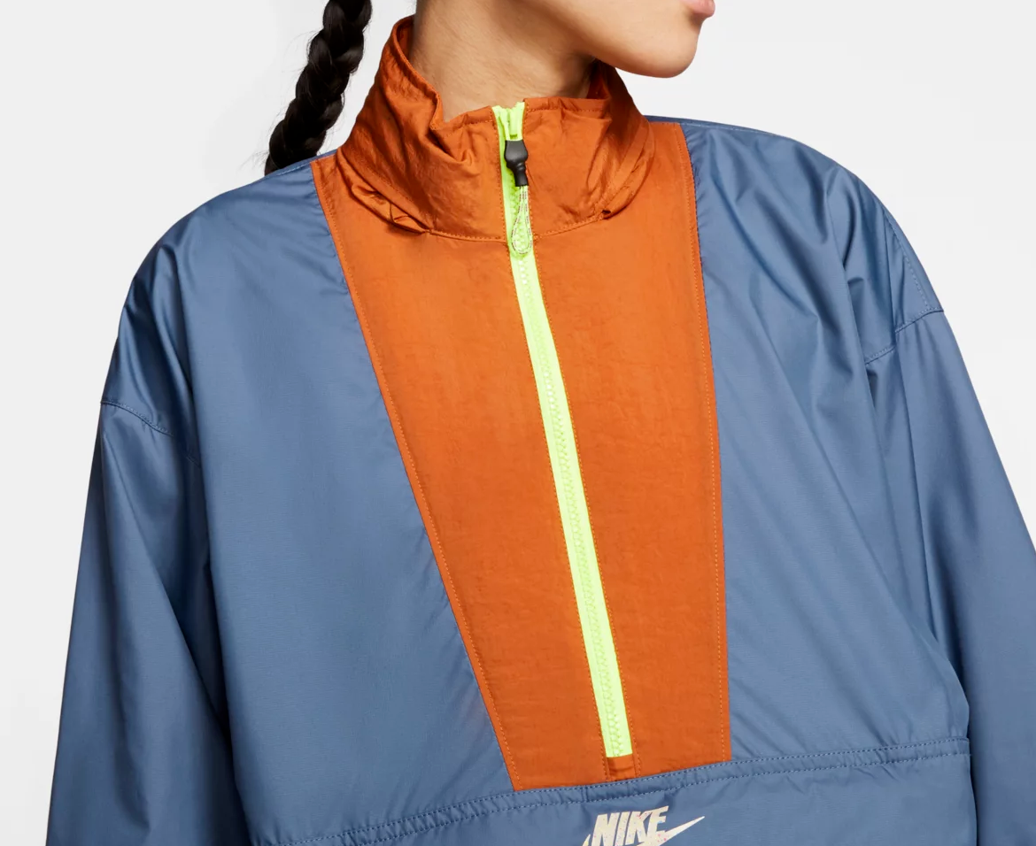 Nike Women's Sportswear Icon Clash Diffused Blue Jacket