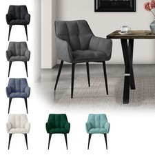 Sedia per sala pranzo cucina poltrona lounge salotto con braccioli vari colori