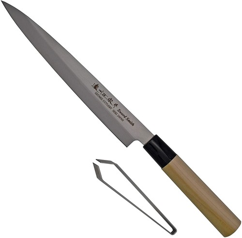 JAPANESE Blade 8.2inch CHEF Kitchen Knife left-handers Satake Seki Japan made - Picture 5 of 5