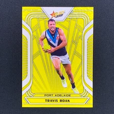 2022 Select Footy Stars AFL Travis Boak Fractured Acid Yellow FY146 #045/145