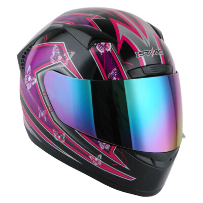 NEW 1STORM DOT MOTORCYCLE STREET BIKE FULL FACE HELMET BOOSTER BUTTERFLY | eBay NEW 1STORM DOT MOTORCYCLE STREET BIKE FULL FACE HELMET BOOSTER BUTTERFLY | eBay
