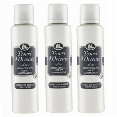 TESORI D´ORIENTE Muschio Bianco 3 x 150ml DEODORANT White Musk