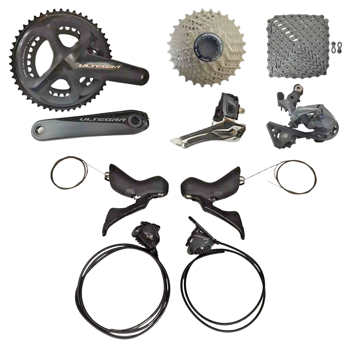 2023 Shimano Ultegra 11s Disc Groupset 50/34t 170mm Crank