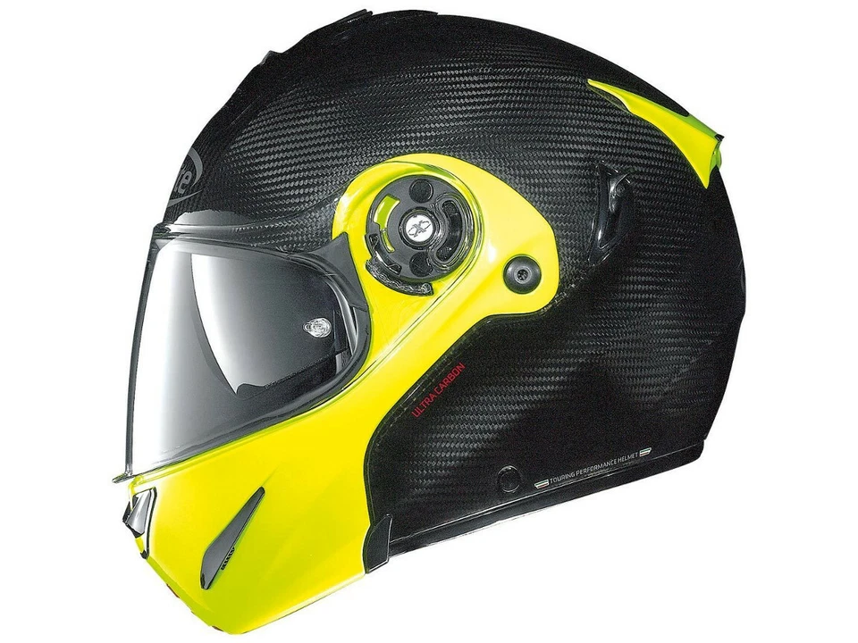 X-lite Klapphelm X-1003 Ultra Carbon Dyad | Fluo Yellow | Motorradhelm aus Ca... - Bild 2 von 4