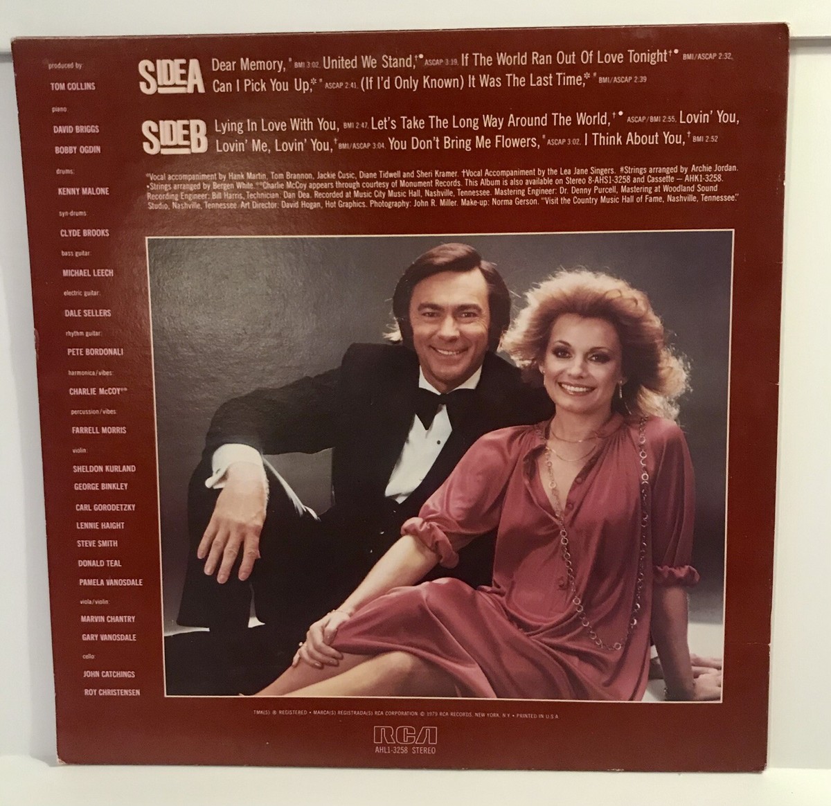 Jim Ed Brown & Helen Cornelius LP Vinyl RCA Records You Don't