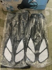 NIB Greatever Snorkel Fins/Swim Flippers Adjustable White Adult S/M L/XL