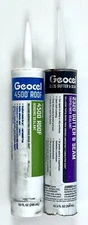 Geocel Roof & Gutter Sealant Kit 4500 Black and 2320 White Sealant 10 oz Each