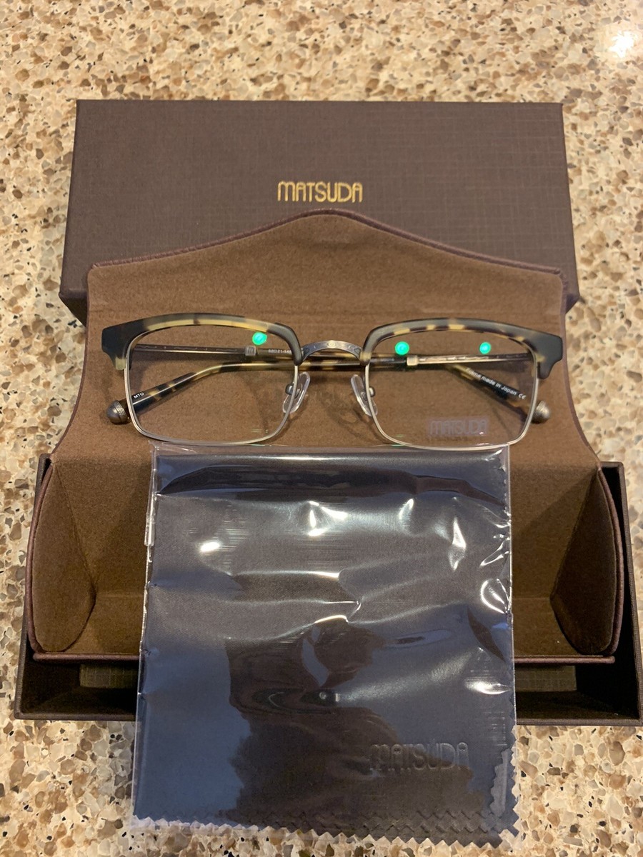 MATSUDAメガネ TTTAN-P 44◻︎20-145 美品 チタン ブラウン MATSUDA