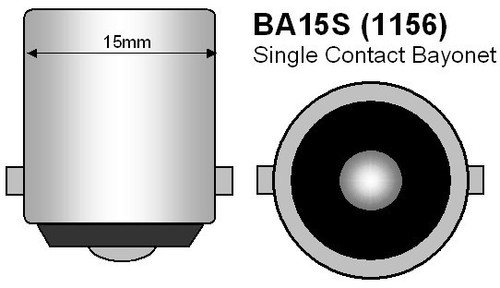 BA15s 382 P21W Xenon White DRL Side Halogen Reverse Bulbs 6000k (PAIR) - Picture 4 of 6