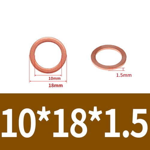 Kupferdichtungsringe DIN 7603, Ø 3-60 mm, Cu-Ringe aus hochwertigem Kupfer - Picture 39 of 85