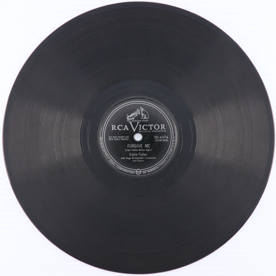 Eddie Fisher - That's The Chance You Take / Forgive Me 1952 10" 78 rpm 20-4574 - Image 4 of 4