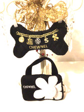 Chewnel Fleur Parody Dog Toy Bag Bone Gift Set Valentine?s Day Birthday