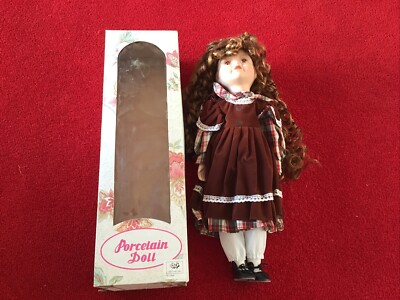 Vintage 15'''' Porzellanpuppe in OVP - selten