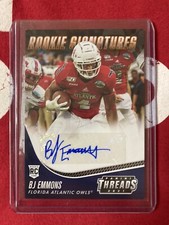 2021 CHRONICLES THREADS BJ EMMONS ROOKIE AUTO red  FLORIDA ATLANTIC