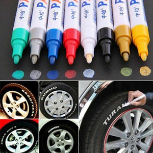 wasserdichte dauerhafte Farbe Filzstift Autoreifen Reifenprofil Gummi Metal W2I1
