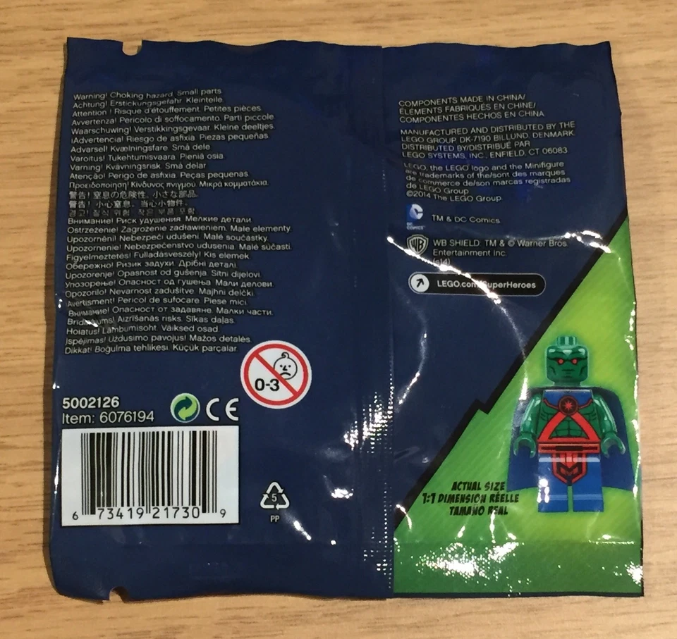 LEGO DC Comics Super Heroes Martian Manhunter polybag. 5002126. Brand New. - Image 2 of 2