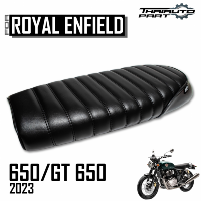 int650 / gt650 シート ROYAL ENFIELD GT650 & INTERCEPTOR 650 FIT DUAL SEAT FAUX LEATHER