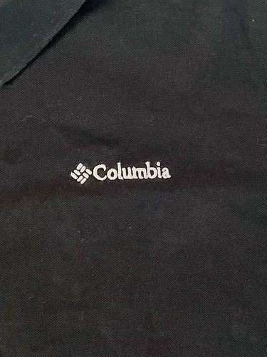 Polo Golf Uomo Columbia Nera Active Fit Taglia XL Manica Corta Casual Club Lavoro - Foto 2 di 9