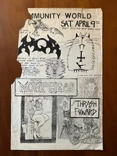 Original 1986 AMQA Morpheus Thrash Forward Tacoma Community World Theater PSC