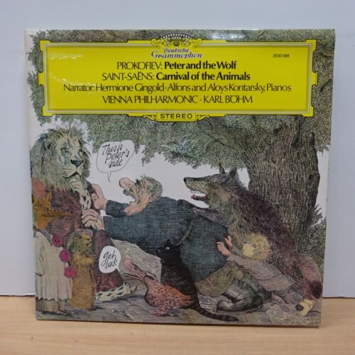 2530 588 PROKOFIEV Peter and The Wolf VIENNA PHIL KARL BOHM DG STEREO LP EX - Afbeelding 1 van 6
