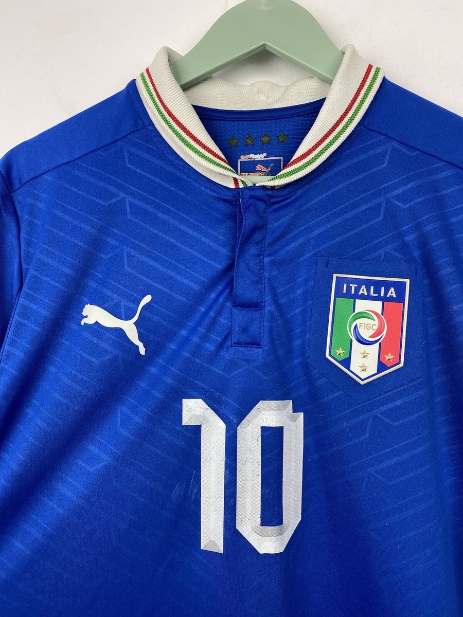 大人気　PUMA イタリア代表 シャツ CASSANO 10 Italy 2012 2013 Cassano #10 Home Football Shirt Soccer