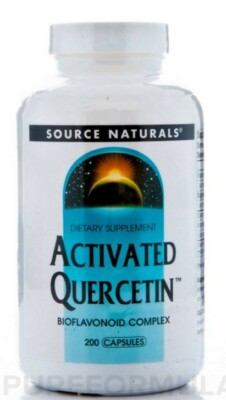 Source Naturals Activated Quercetin Bioflavonoid 200 Tablets Sealed