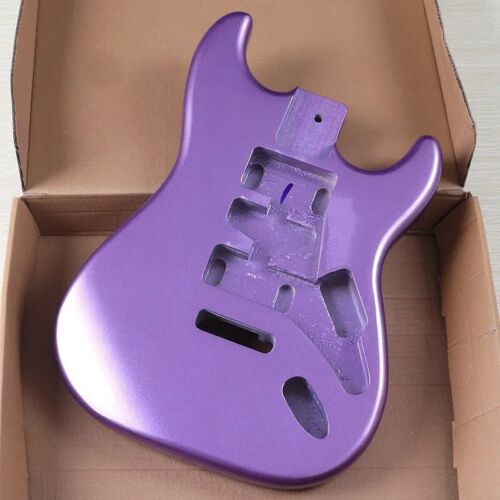 Metallic Purple Guitar Poplar Wood Body DIY Project For Strat ST - Picture 1 of 5