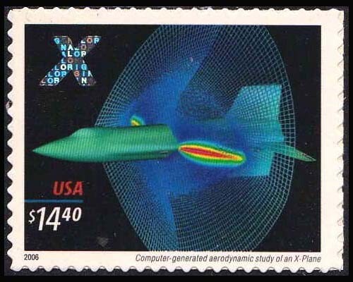 US 2006 X-Planes,Hologram,Space,Self-Adhesive,MNH - Picture 1 of 1