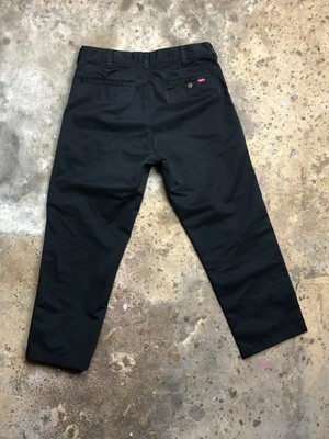 supreme work pants black