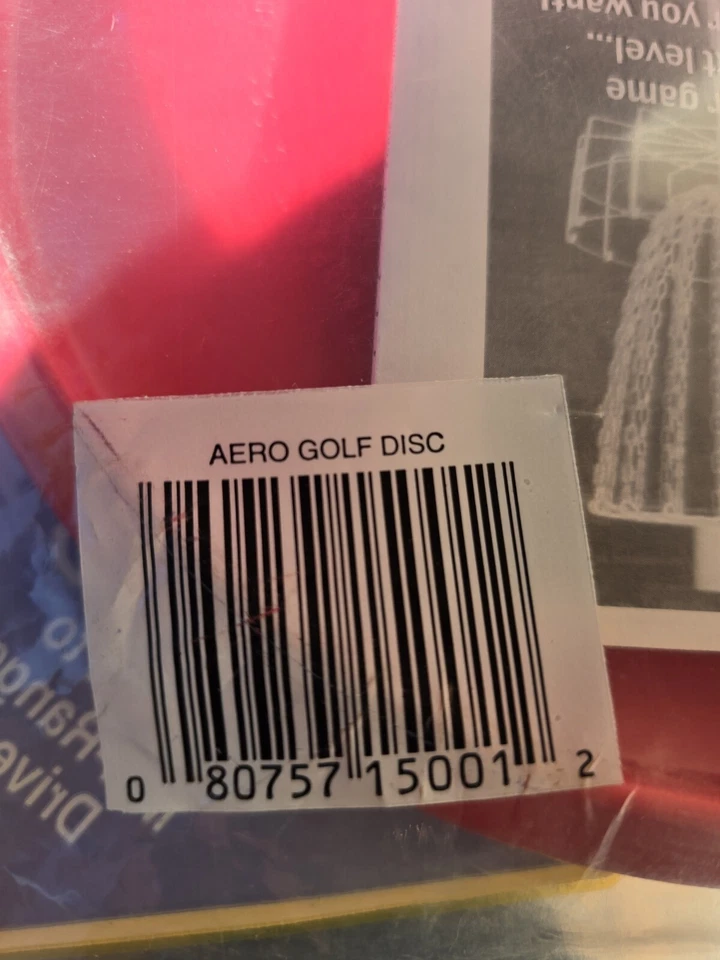 Innova DX Aero Putt & Approach Golf Disc Red w/white Foil New In Package 1996 - Image 3 of 3