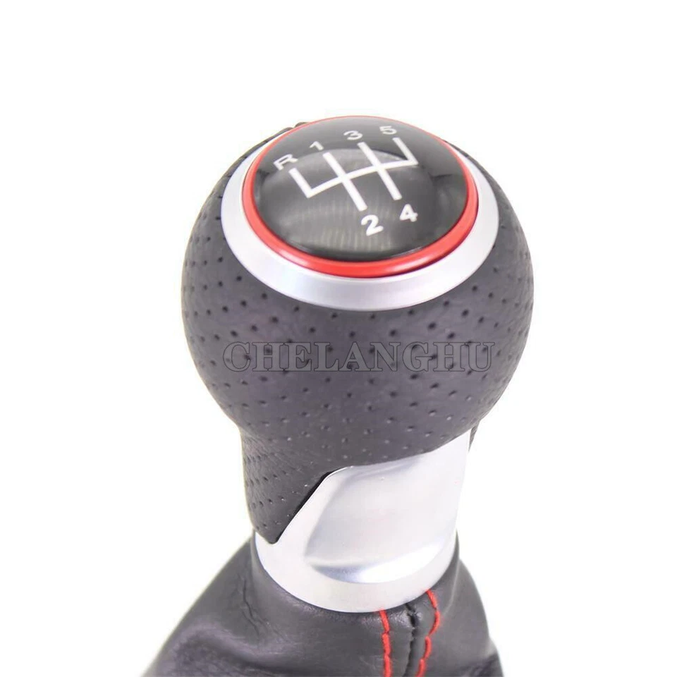 5-скоростные кожаные сапоги с переключателем передач для VW Golf 5 R32 GTI Rabbit 2006-2009 - Изображение 3 из 4