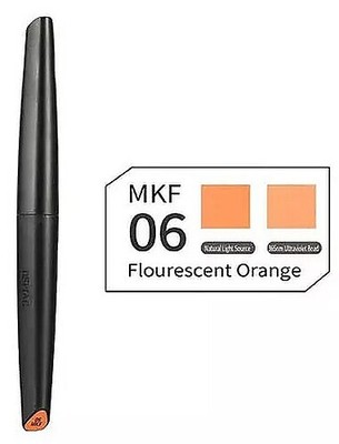 Dspiae Fluorescent Orange Soft Tip Acrylic Paint Marker - #mkf06