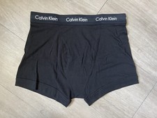 RARE NEW VINTAGE Calvin Klein Men's Cotton Stretc Boxer Brief Black Medium U2665