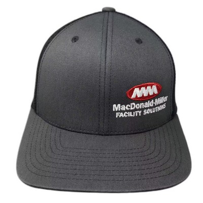 Yupoong MacDonald-Miller Facility Solutions Gray Trucker Hat One Size Snapback