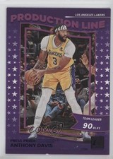 2022-23 Panini Donruss Production Line Purple Press Proof Anthony Davis #6 0z8z