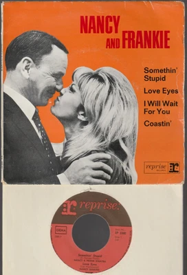 ♫ EP 1967  Nancy & Frankie Frank Sinatra – Somethin' Stupid Reprise 2300 GER VG♫ - Bild 1 von 2