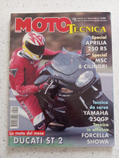 Rivista MOTO TECNICA Vintage GENNAIO 1998 Aprilia 250 RS Ducati ST2 Yamaha 250GP