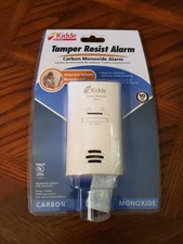 Kidde Carbon Monoxide Alarm Tamper Resistant Plug In Battery Backup NEW     v2