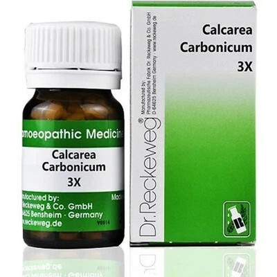 Dr. Reckeweg Calcarea Carbonicum 3X(20gm) Tablet Pack of 2 FREE SHIPPING