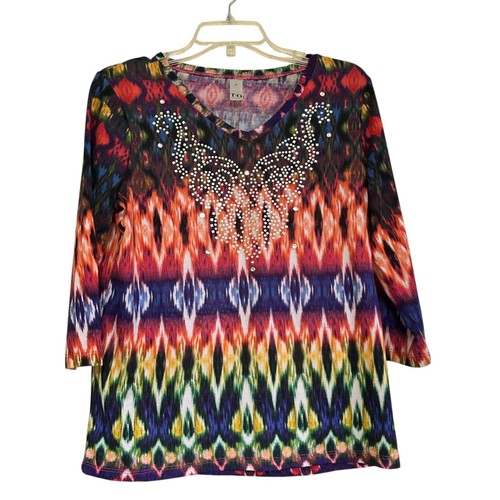 Haut En Maille Brodé Multicolore Thomas & Olivia - Taille S - Occasion Excellent état