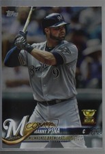 2018 Topps Rainbow Foil Manny Pina #637 6lb