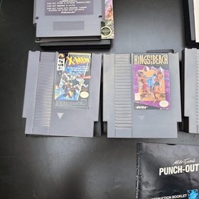Lote Nintendo NES: TMNT+Punch-Out+X-Men+Wizards Warriors+Blades of Steel+Joust