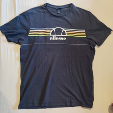 T-Shirt von Ellesse - Herren - Größe L - Dunkelblau - Slim Fit
