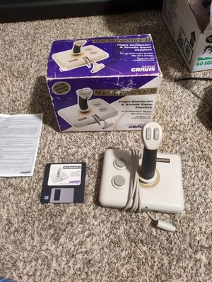 Advanced Gravis Mac Mousestick II Flight Simulation And Arcade Game Joystick