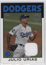 2021 Topps 1986 Topps Baseball Relics Series 2 Julio Urias #86BR-JU zg6