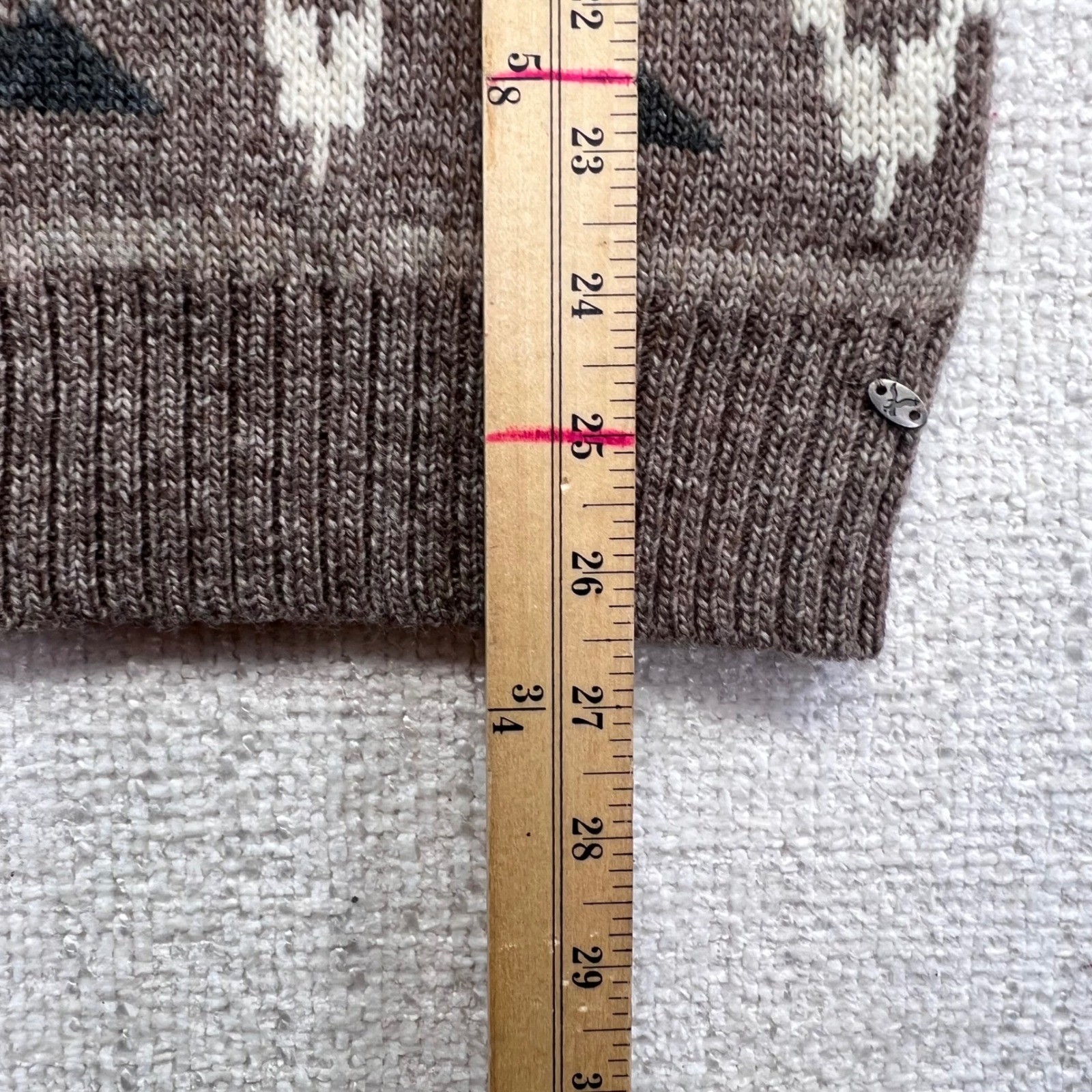 American Eagle Aztec Geometric Pattern Crew Neck … - image 10