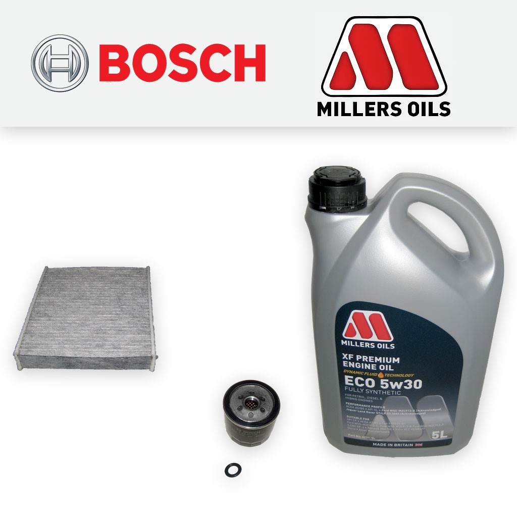 SERVICE KIT for FORD FIESTA MK6 1.25 16V OIL CABIN FILTERS +OIL (2002-2008)