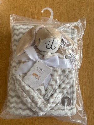 Guess How Much I Love You Nussbraun Hasendecke und Bettdecke Set Neutral Neu mit Etikett