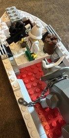 LEGO Adventurers (T-Rex Transport) 5975 River Boat w/ Dinosaur & Minifigures