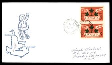 Mayfairstamps Canada 1970 pair plains of Abraham Cover aaw_90521